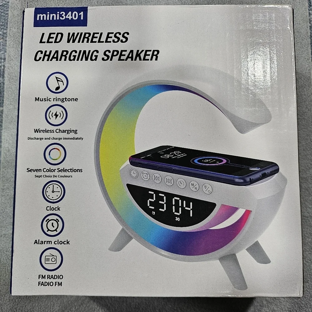 Multifunctional Bluetooth Speaker & Alarm Clock